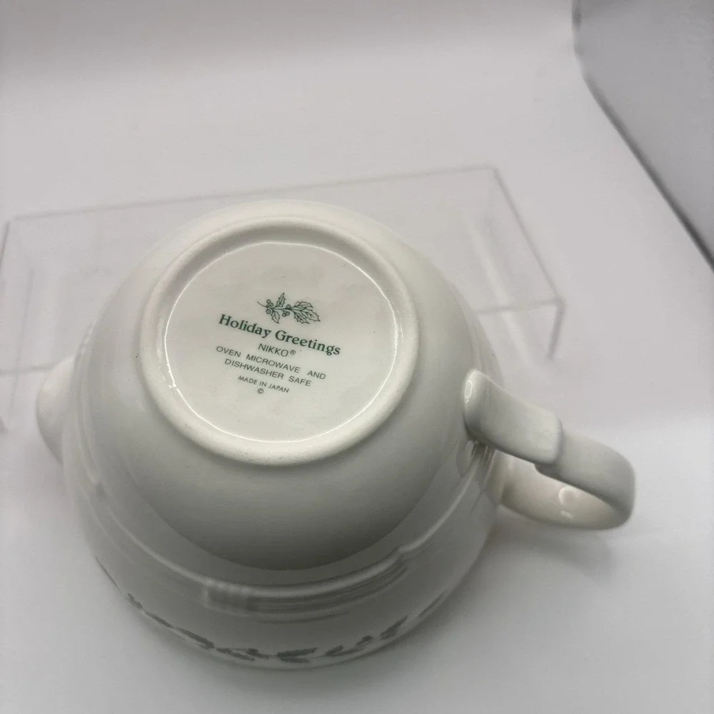 Holiday Greetings~Nikko~Open Sauce/Gravy Boat~IOB